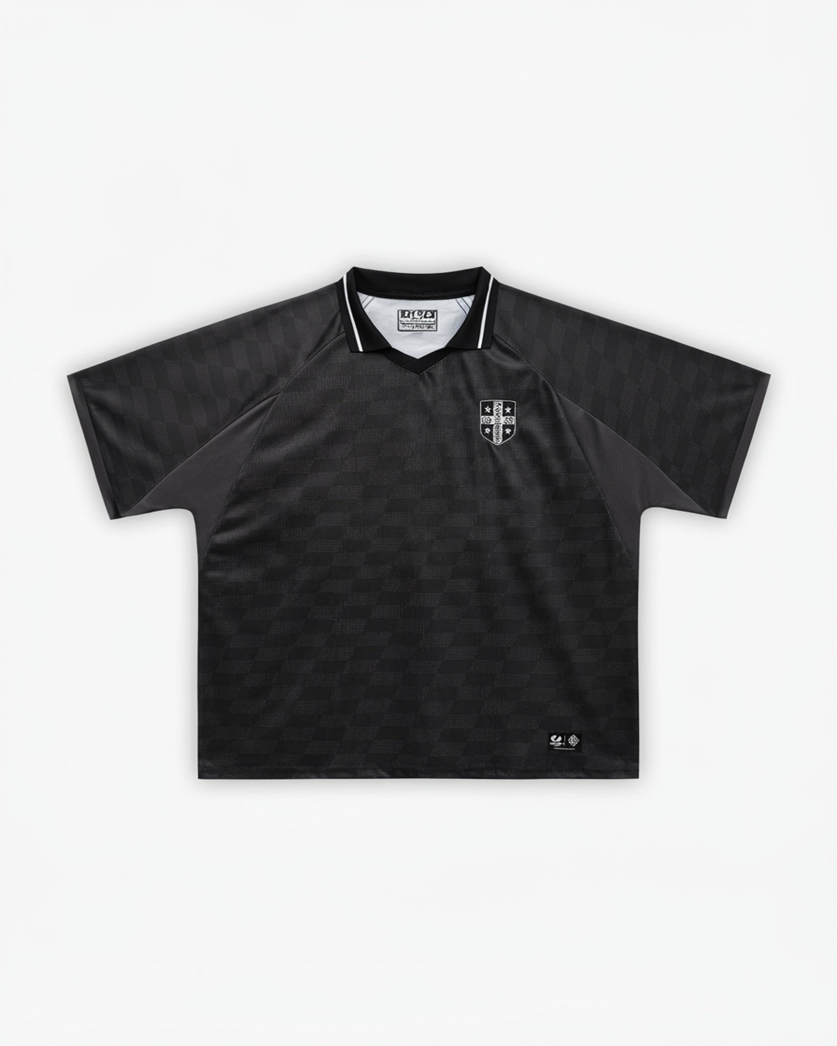 CHECKERED BW JERSEY BLACK